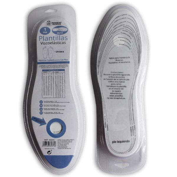 PLANTILLAS VISCOELASTICAS T/28-43 901100