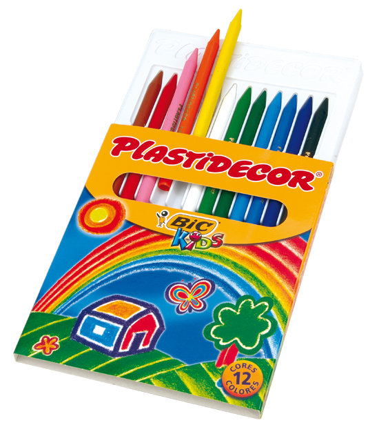 PLASTIDECOR 12 COLORES  90290000