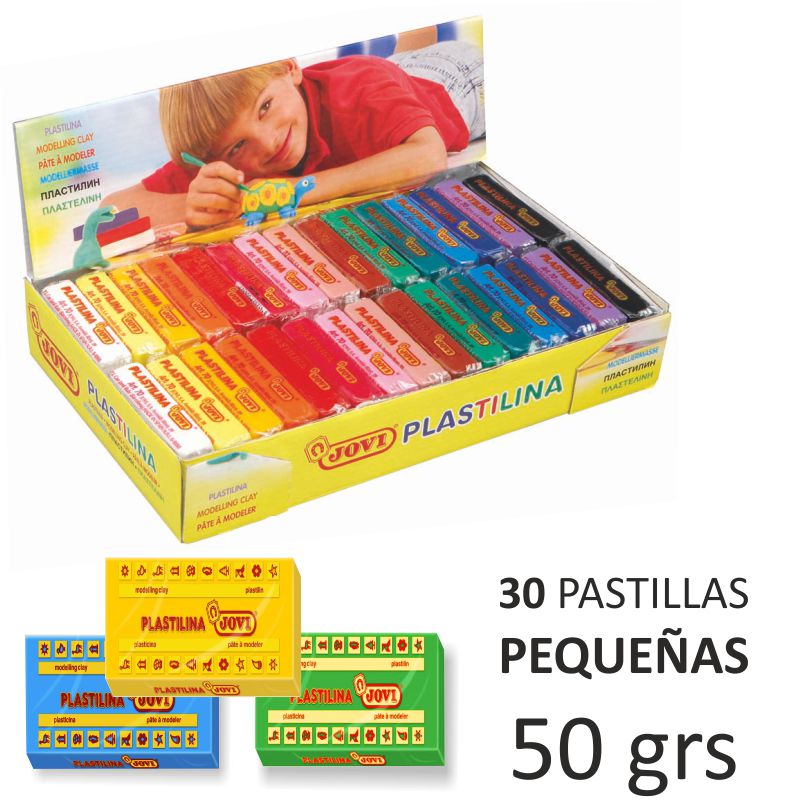 PLASTILINA JOVI 50GR 30U SURT 70S   9133000