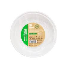 PLATO LLANO BLANCO 22CM 100U 906200