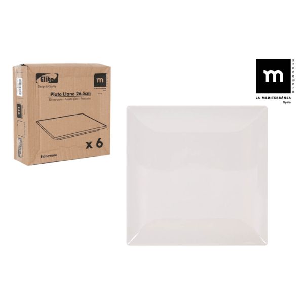 PLATO LLANO IVORY 26CM 903100