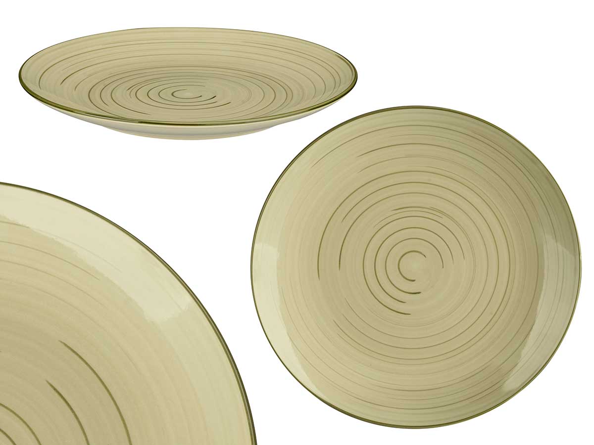 PLATO LLANO VERDE OLIVA 27CM 902100