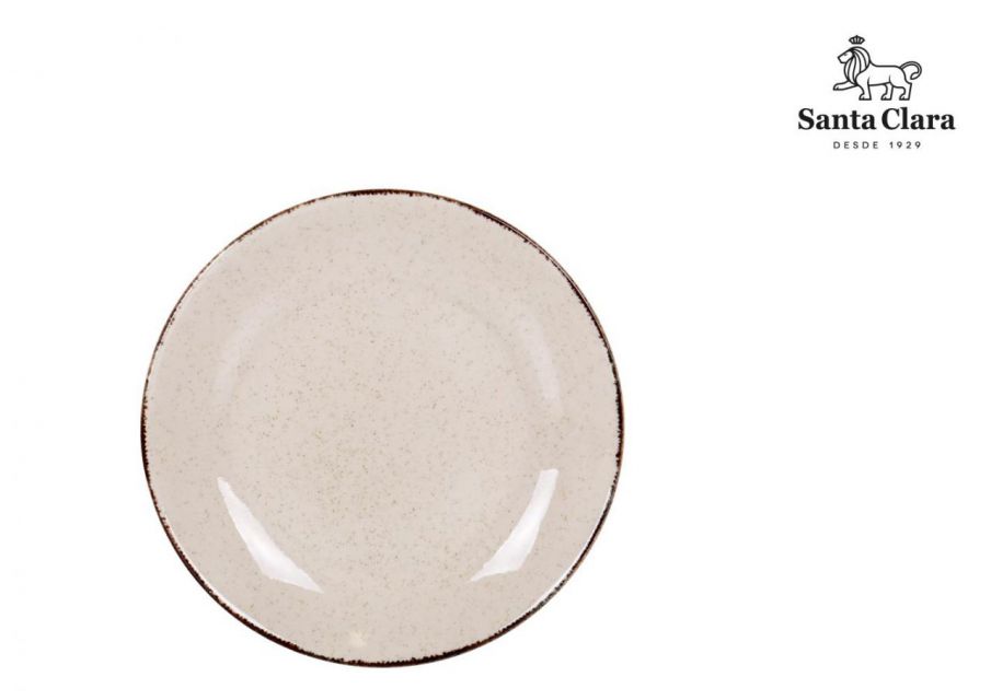 PLATO POSTRE IVORY 21CM STA.CLARA 9018500
