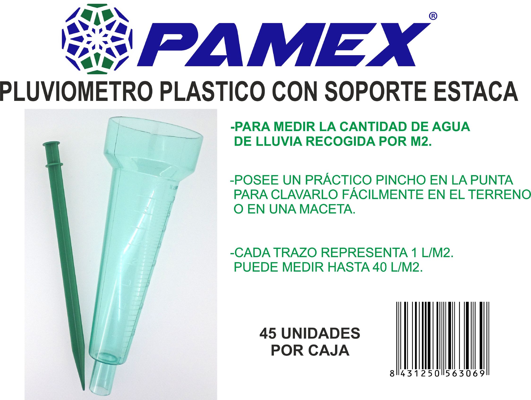 PLUVIOMETRO C/SOPORTE 90145000