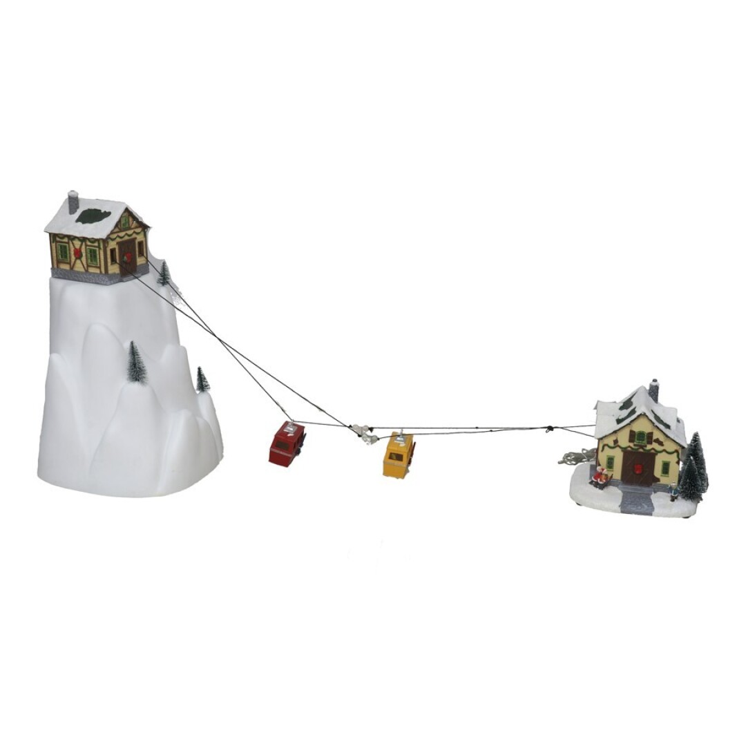 POBLADO TELEFERICO LED MUSICA 22X19X20 958000