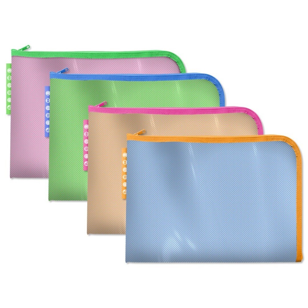 PORTADOCUMENTOS CREMALLERA A4 NEON 901400