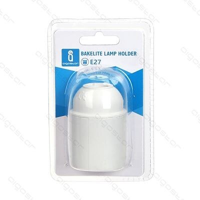 PORTALAMPARAS ROSCA E27 BCO 9005600