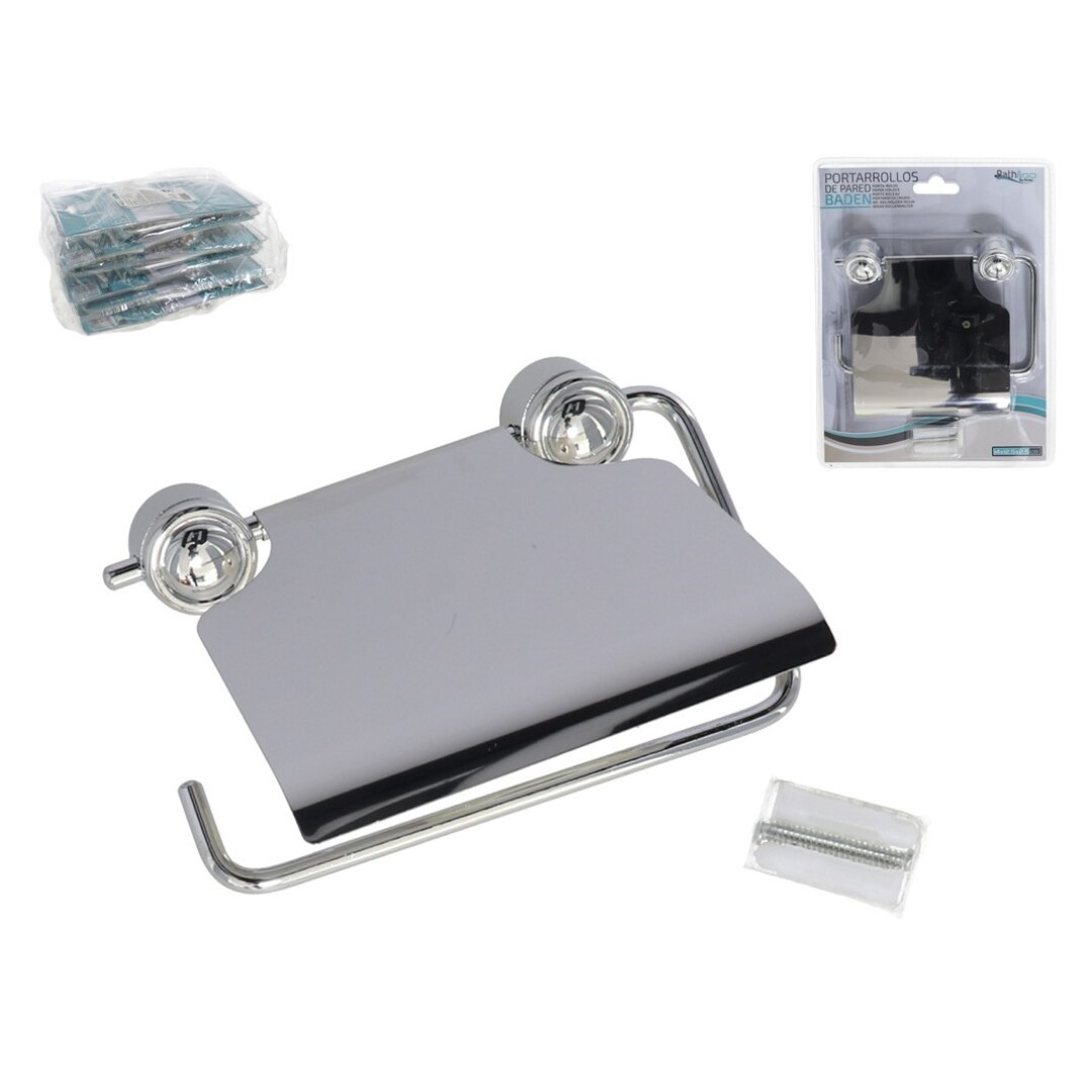 PORTARROLLOS WC PARED CROMADO 9023500