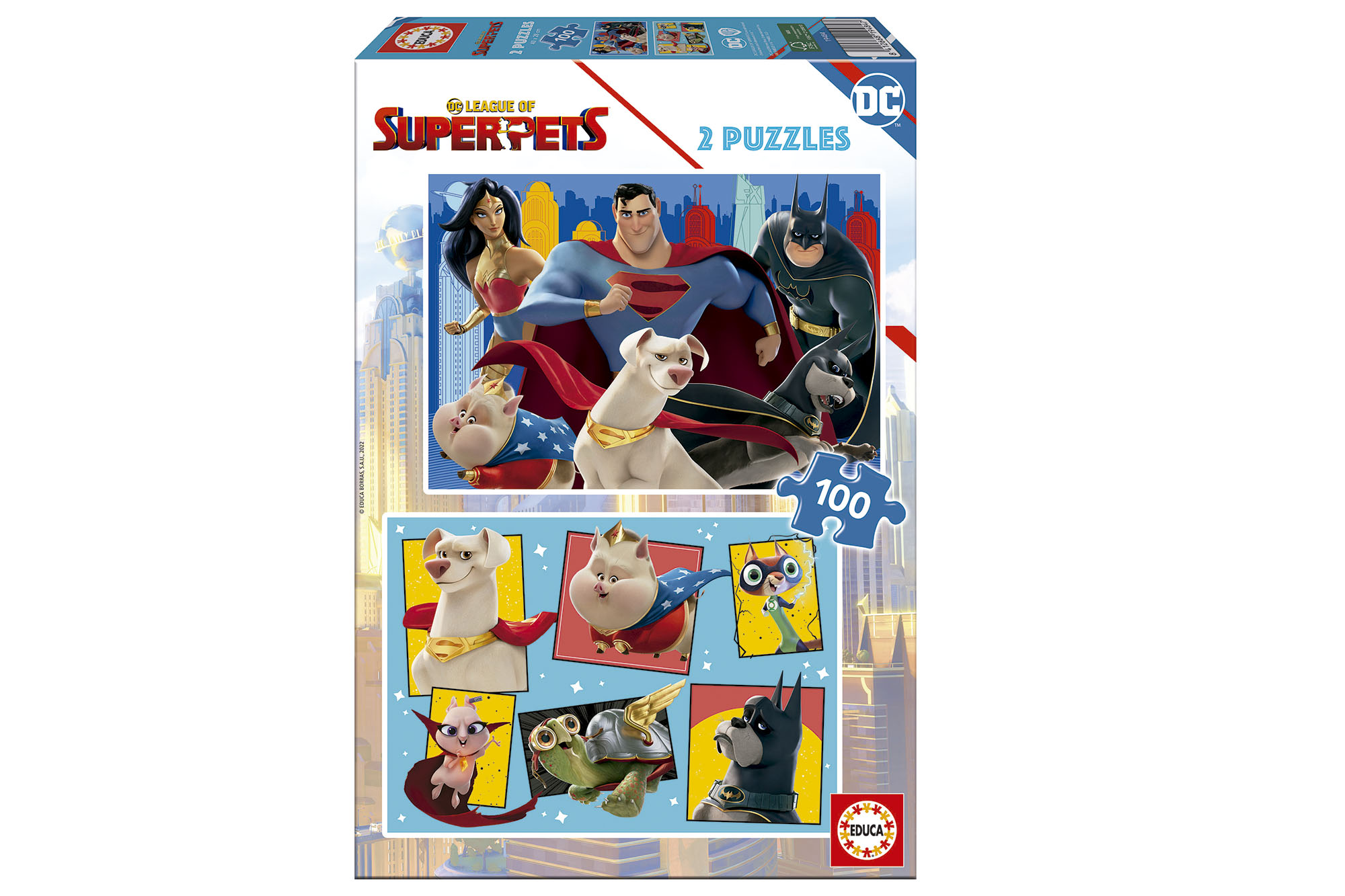PUZZLE 2X100  LEAGUE OF SUPER 907300