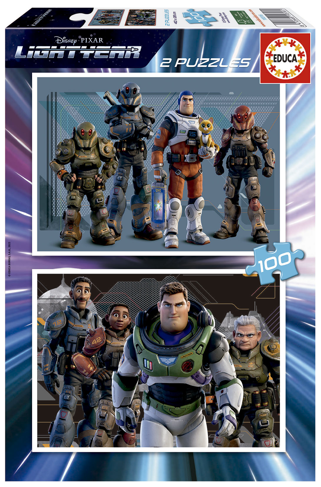 PUZZLE 2X100 LIGHTYEAR FSC 907400