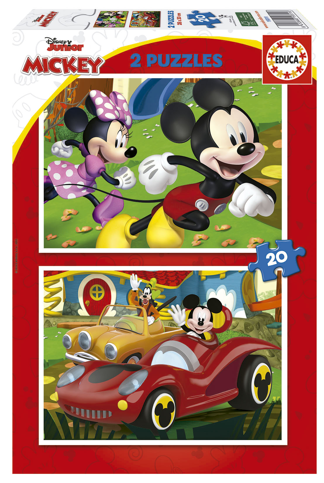 PUZZLE 2X20 MICKEY MOUSE FUN 905700