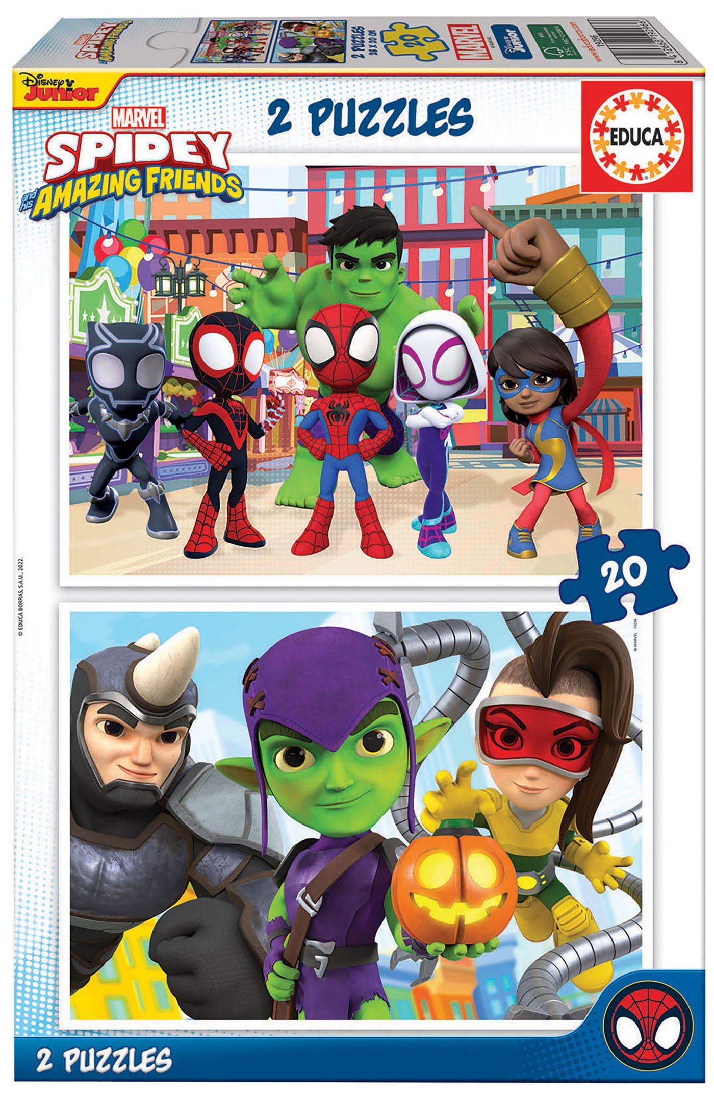 PUZZLE 2X20 SPIDEY&AMAZING FRIEND 905700