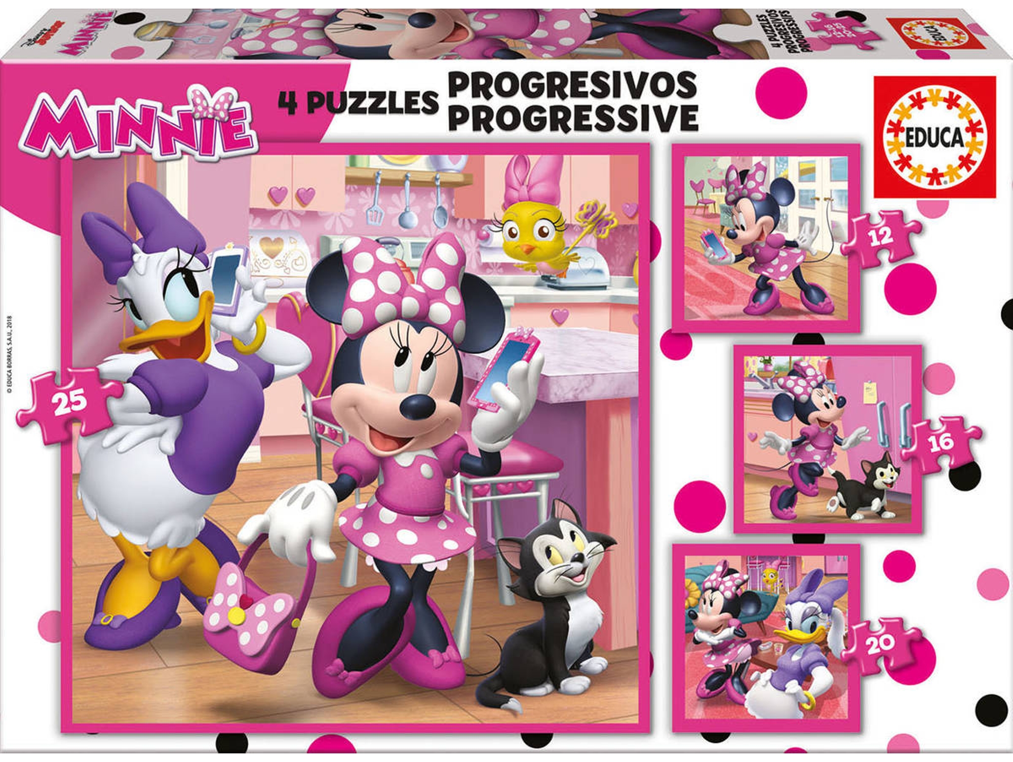 PUZZLE PROGRESIVO MINNIE AYUDANTES 9057000