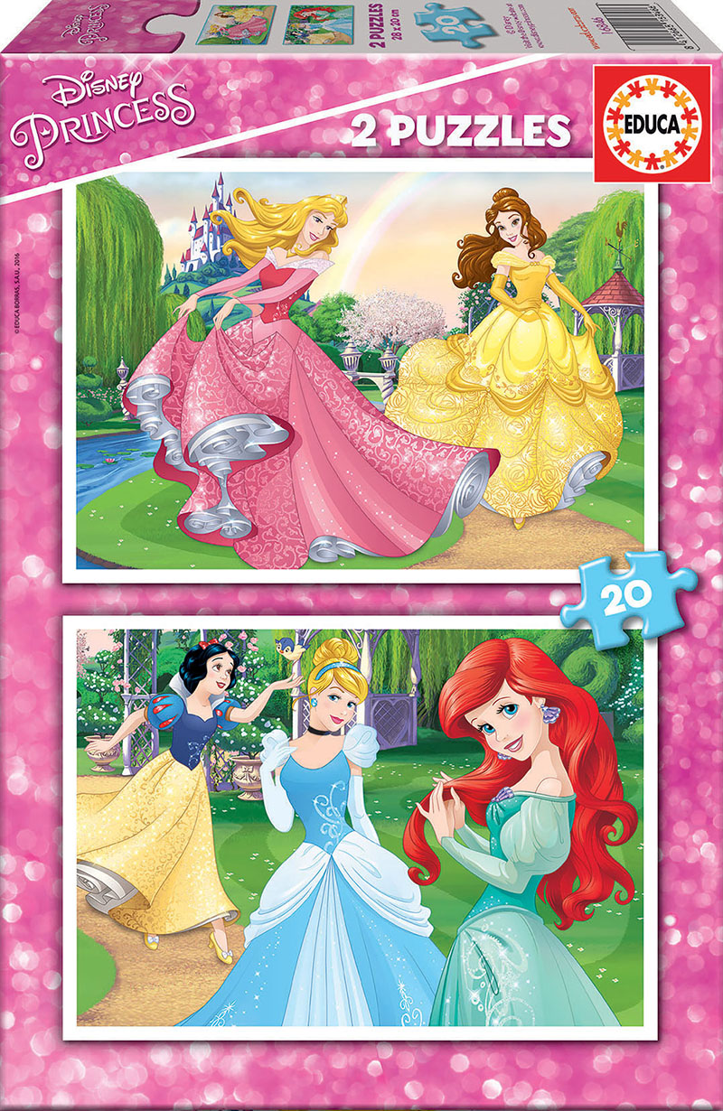 PUZZLES DISNEY PRINCESS 2X20 905700