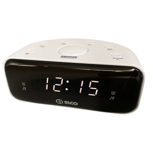 RADIO RELOJ ELCO PD134B LED BCO 9108500