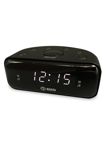 RADIO RELOJ ELCO PD134LED  NEGRO 9108500