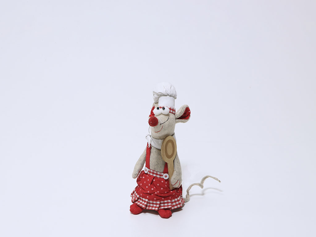 RATOL TELA ROJO SENTADO 907800