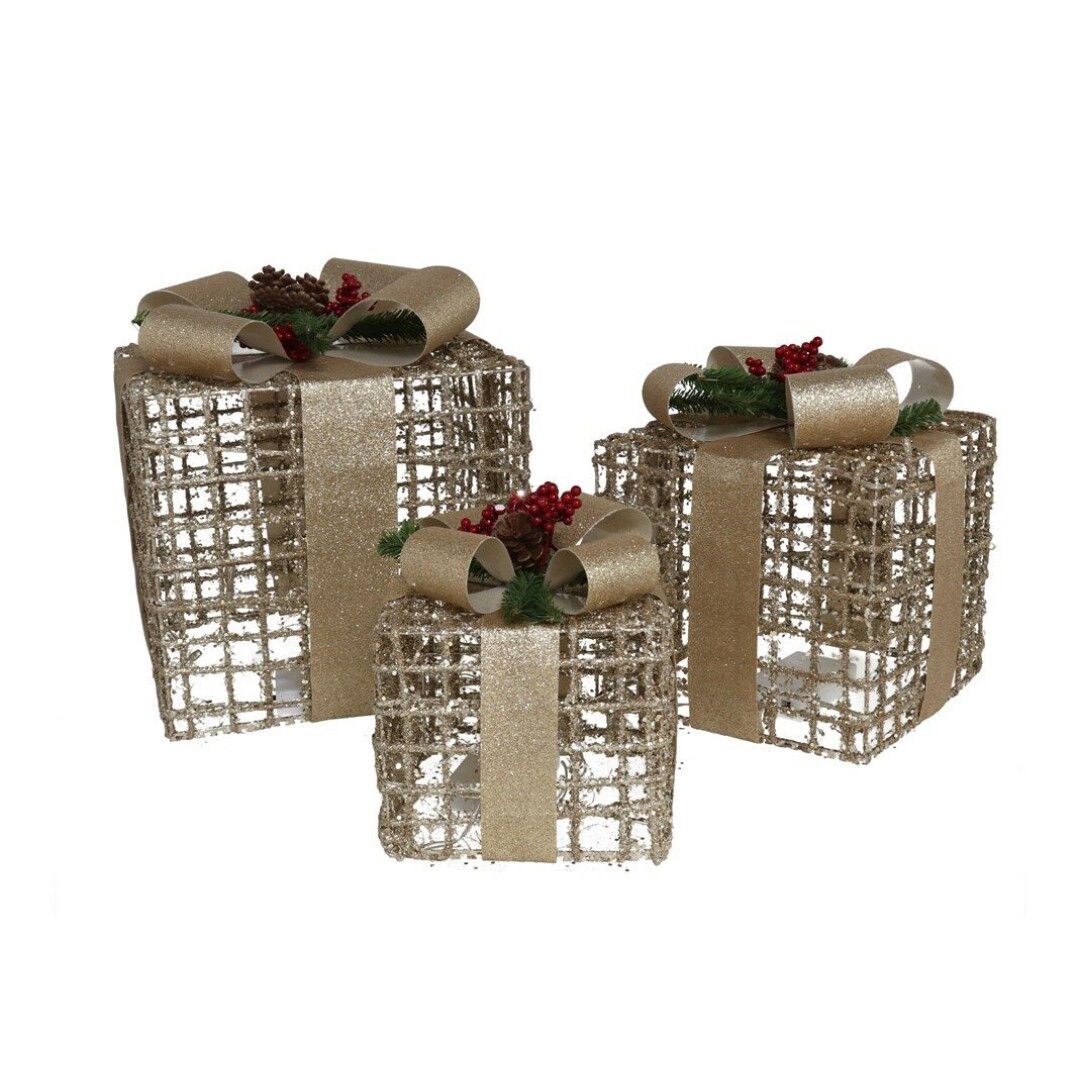 REGALOS X3 ORO LAZO ORO 10/15/20 LED 9276000