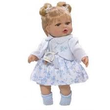RELLENITO NIÑA AZUL 28CM C/VOZ 922400