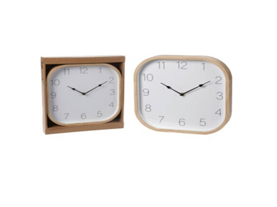 RELOJ IMIT.MADERA 30X30 909300