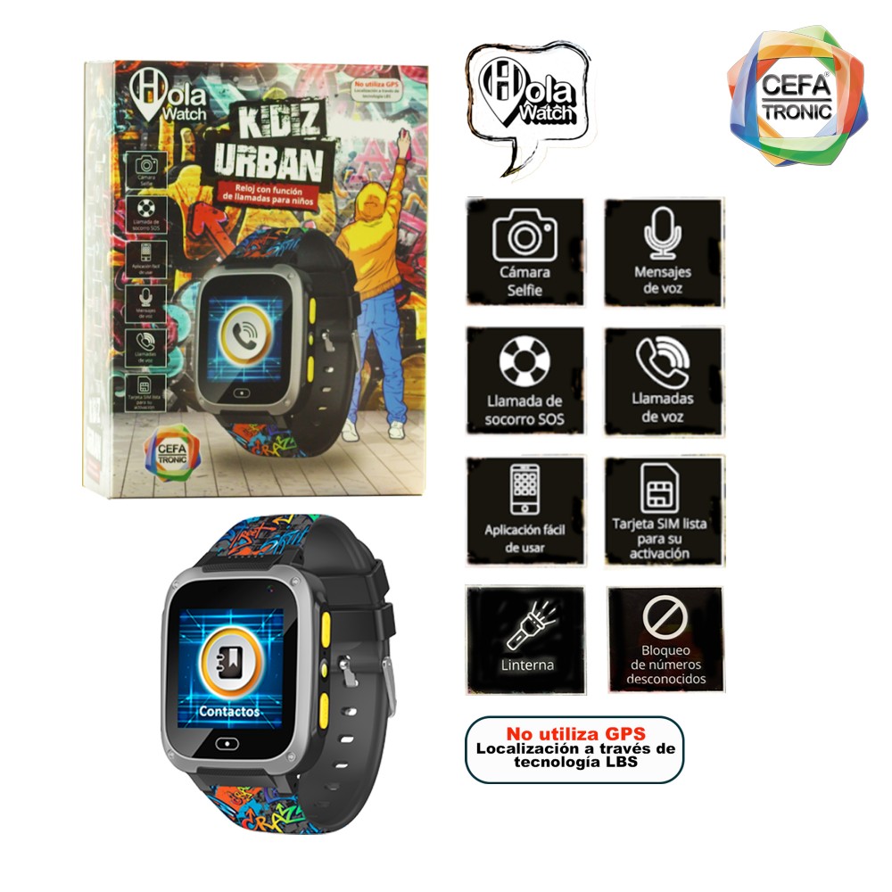 RELOJ INTELEG HOLAWACTH URBAN BLACK 941950R