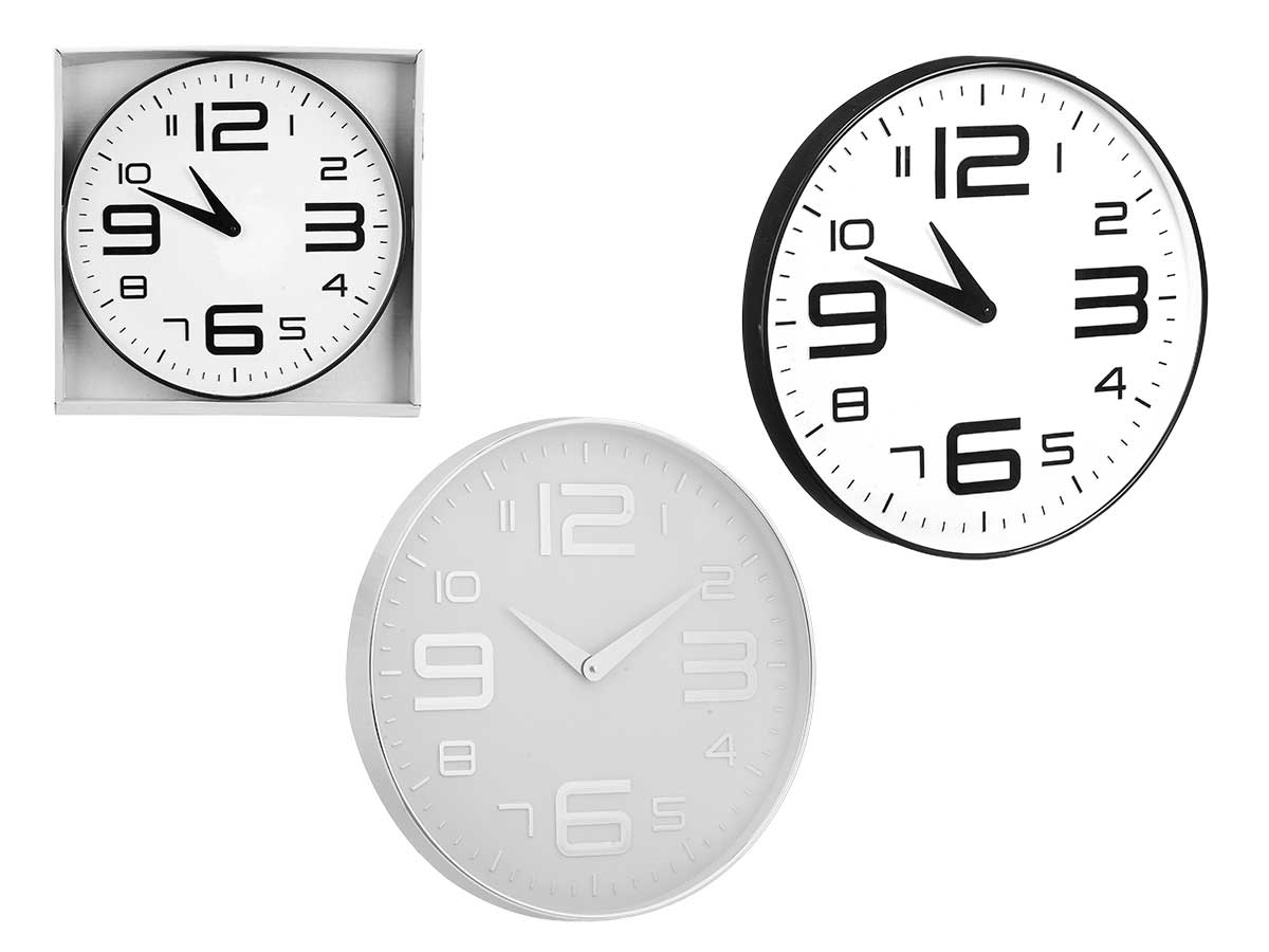 RELOJ REDONDO 30CM NUM.GRANDES 905600