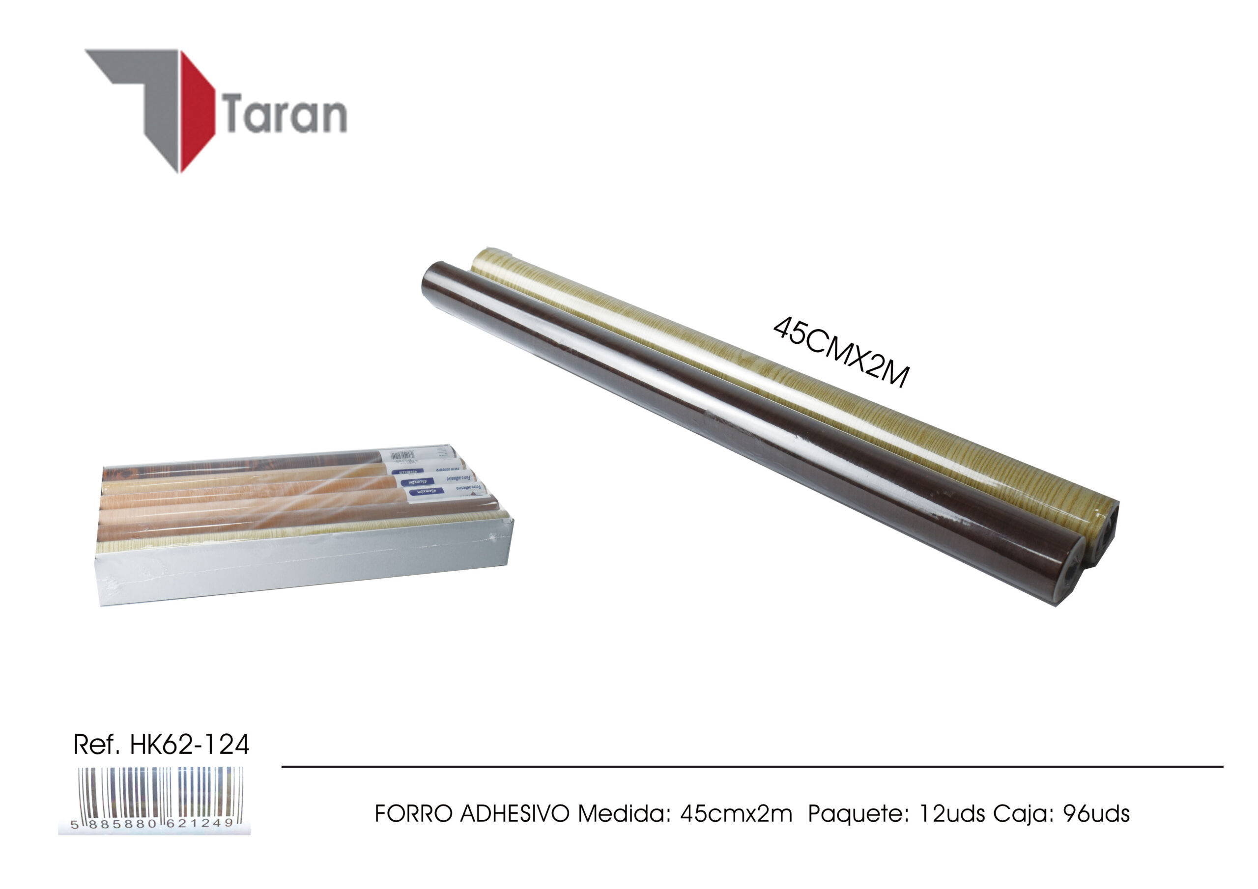 ROLLO ADH.MADERA 45CMX2M HK66124 90132000