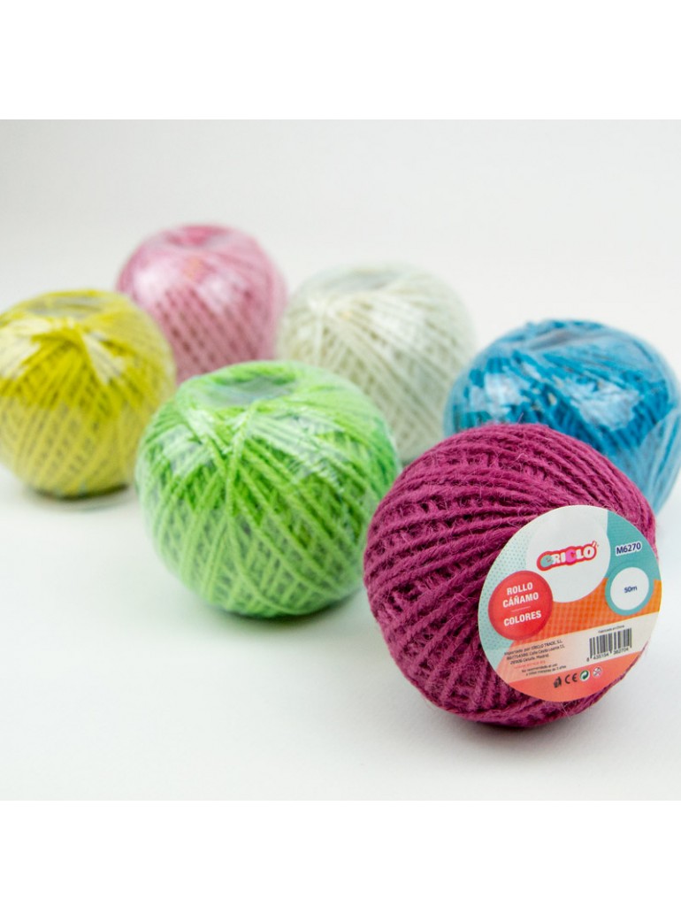 ROLLO CAÑAMO COLOR 50M M6270 901100
