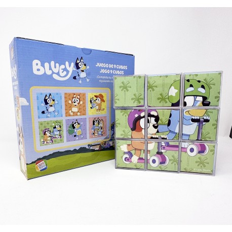 ROMPECABEZA  9CUBOS BLUEY 9093500