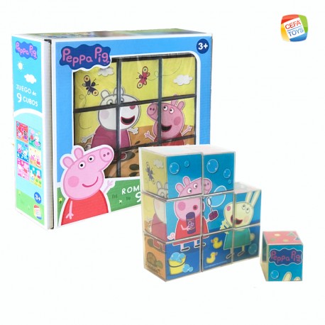 ROMPECABEZAS PEPPA PIG 9CUBOS 9093500