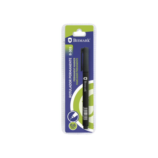 ROTULADOR PERM.BISMARK NEGRO 0.6 9006500