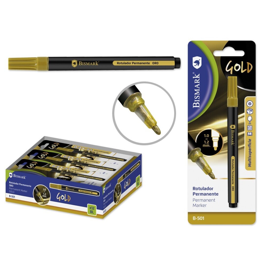 ROTULADOR PERM.ORO PUNTA RDA 9008500