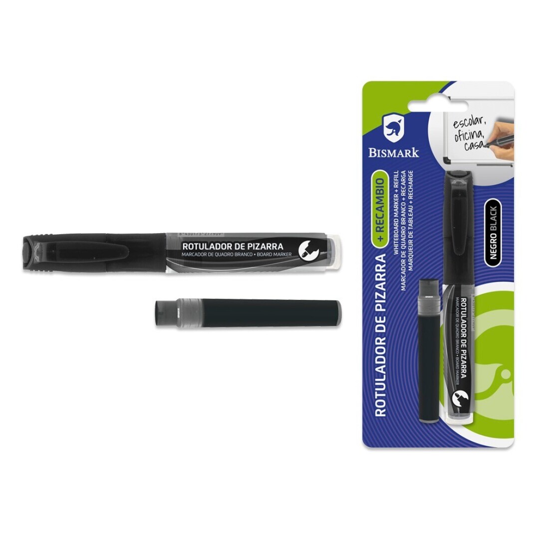 ROTULADOR PIZARRA+RECM NEGRO 900800