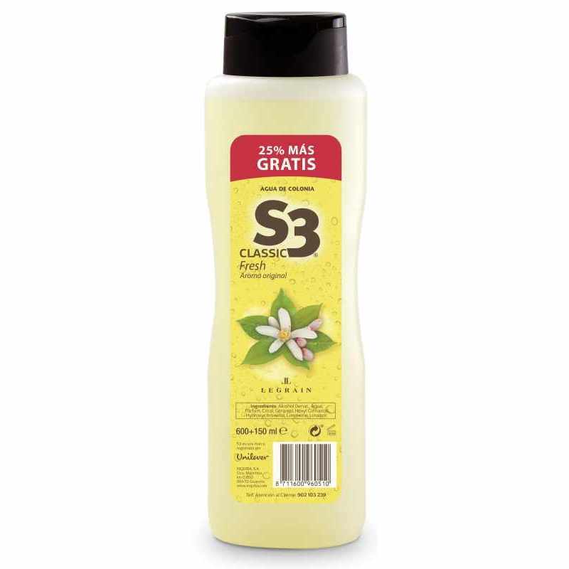S3 AGUA DE COLONIA CLASSIC  750ML 902400