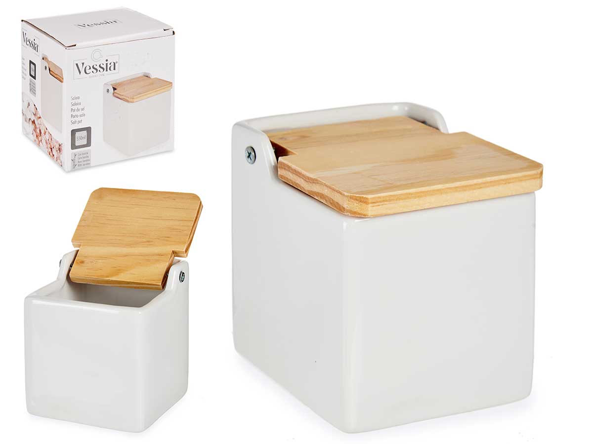 SALERO C/TAPA BLANCO CUADRADO 9025500