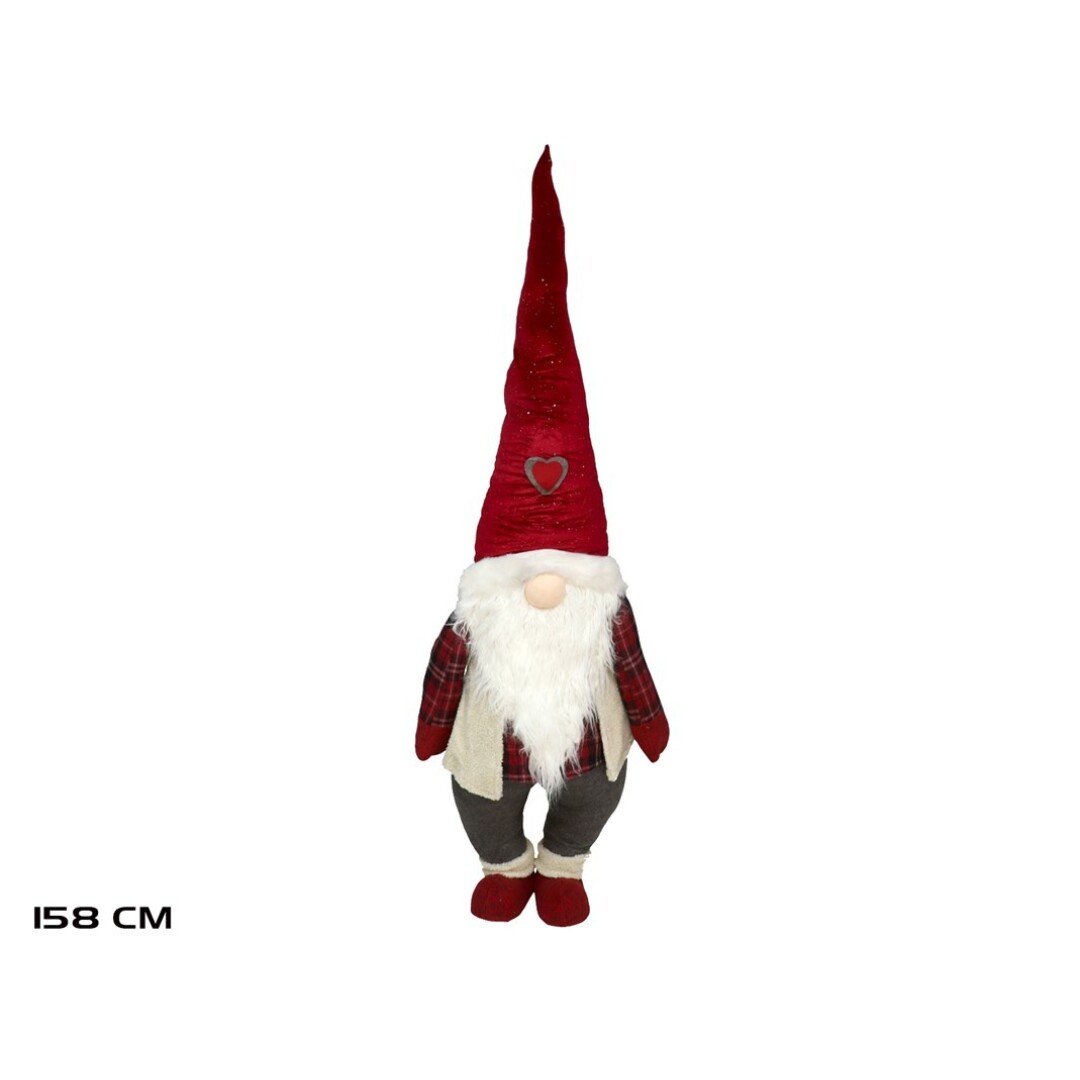 SANTA DE PIE DECORADO 50X28X158CM  945600