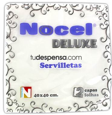 SERVILLETAS NOCEL  40X40 DELUXE 50UD 9010500