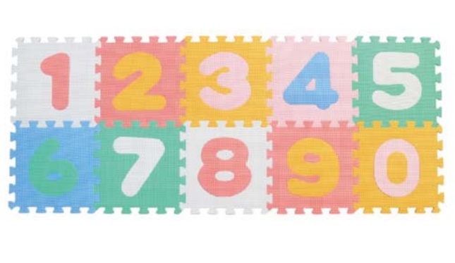 SET 10PZ FOAM NUMEROS 30X30 2023-0314 9082500