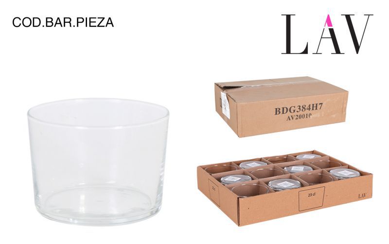 SET 12 VASO CHIQUITO 23CL BODEGA 907200