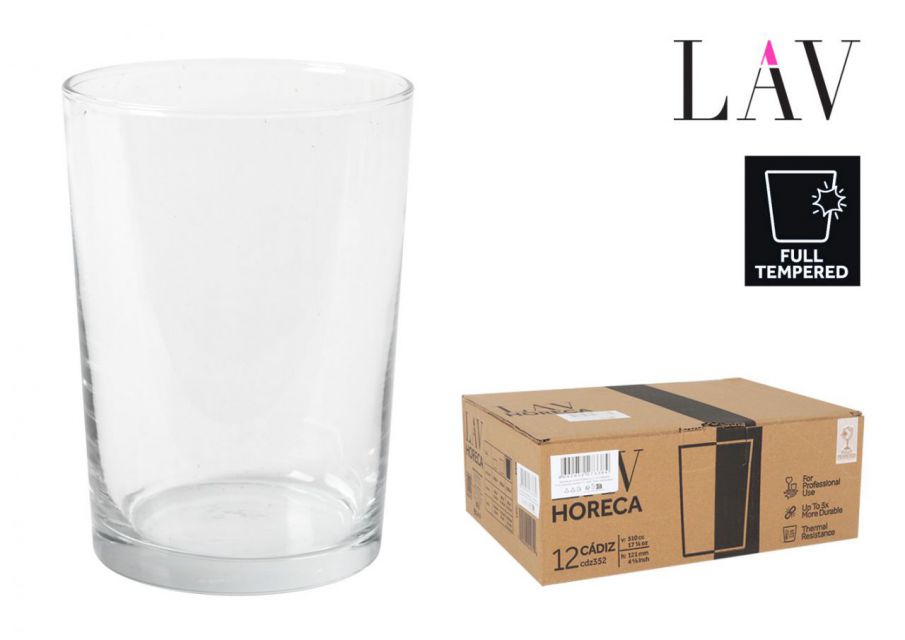 SET 12 VASO SIDRA TEMPE. 52CL 908000