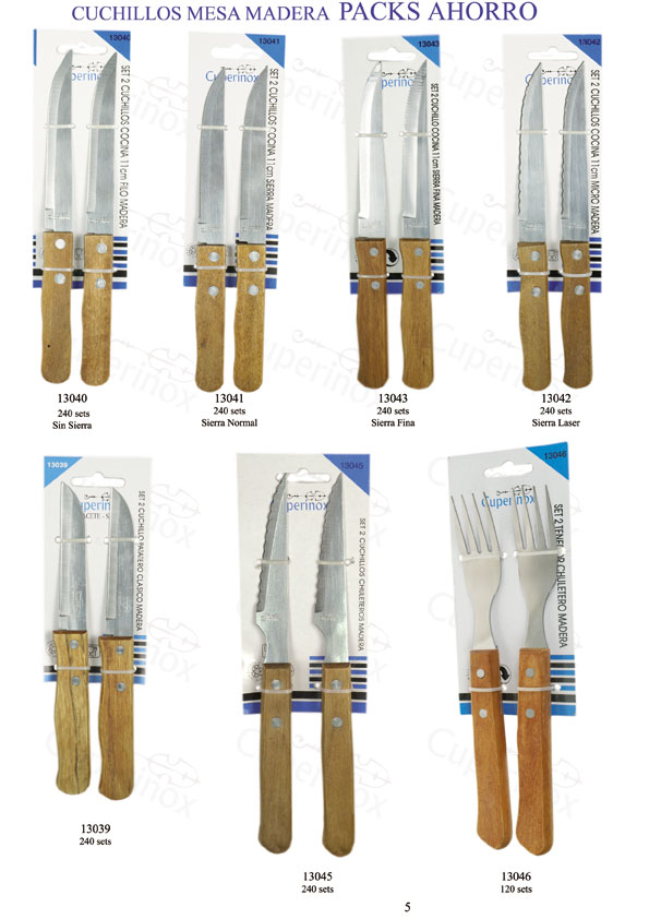 SET 2 CUCHILLO MAD. SIERRA 13043 900800