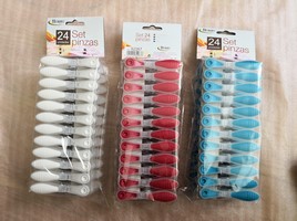 SET 24 PINZAS SILICONA 9015000
