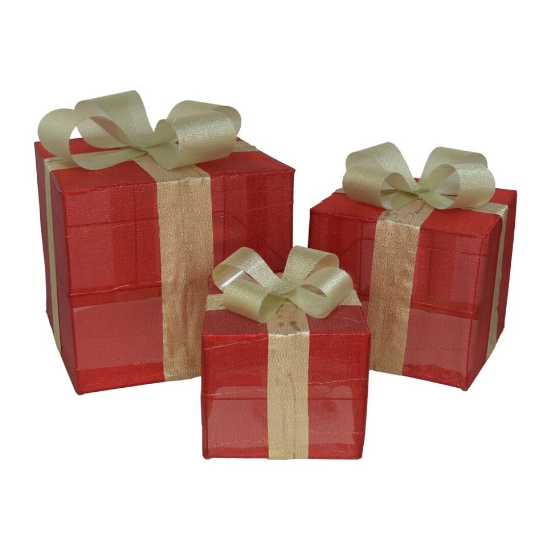 SET 3 CAJAS REGALO 180LUCES 15/20/25 919300