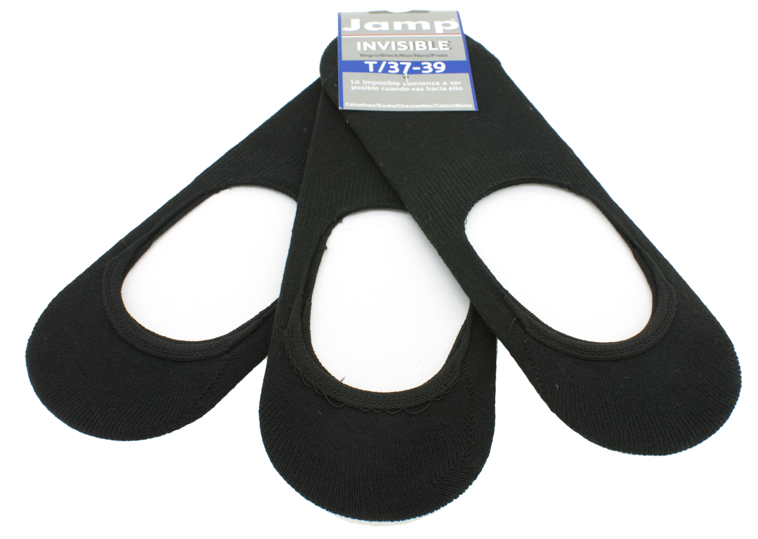 SET 3 CALCETIN INV. NEGRO T37/39 901500