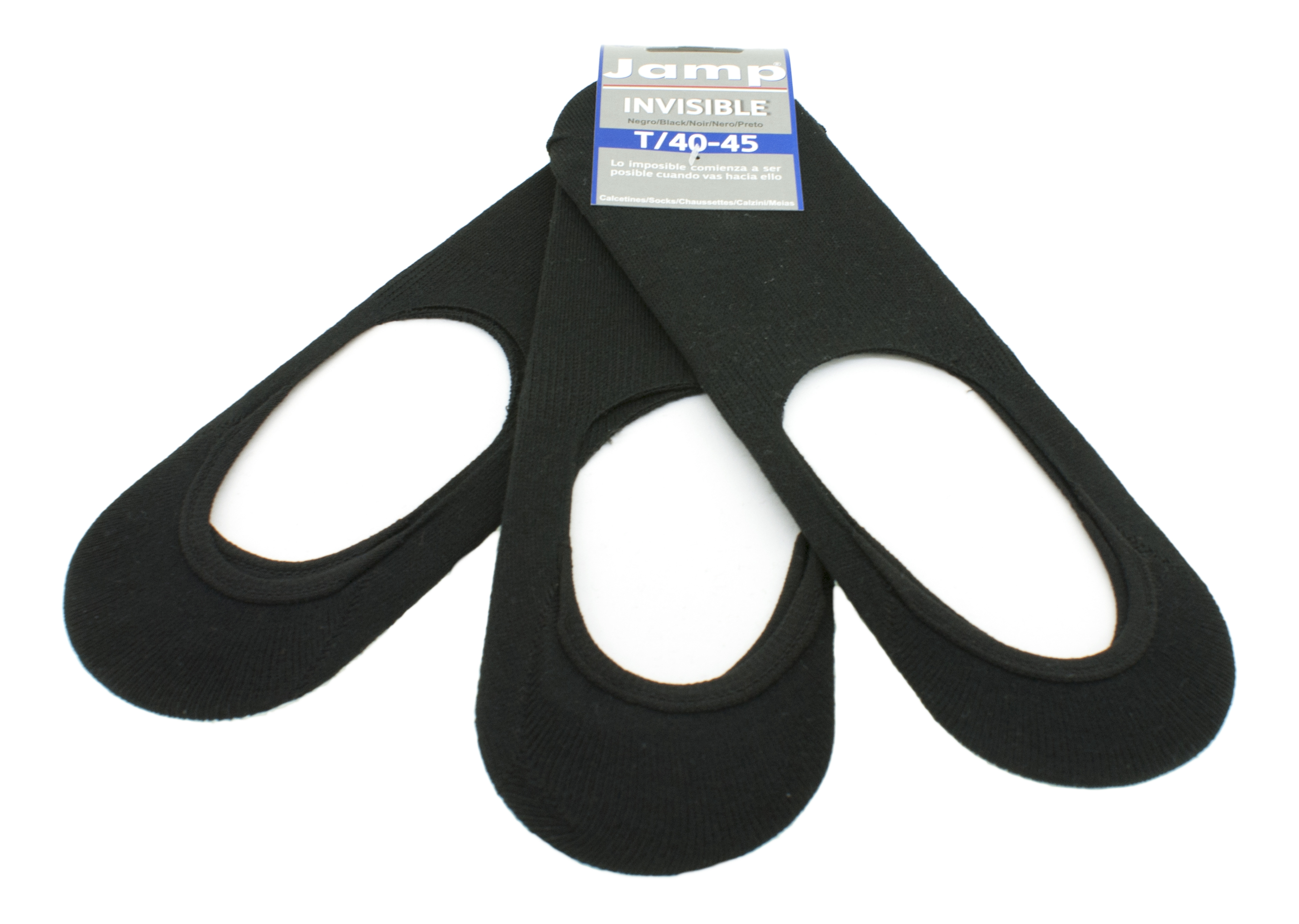 SET 3 CALCETIN INV.NEGRO T40/45 901500
