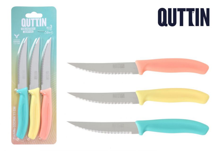 SET 3 CUCHILLOS BISTEC FILO 11CM 9013200