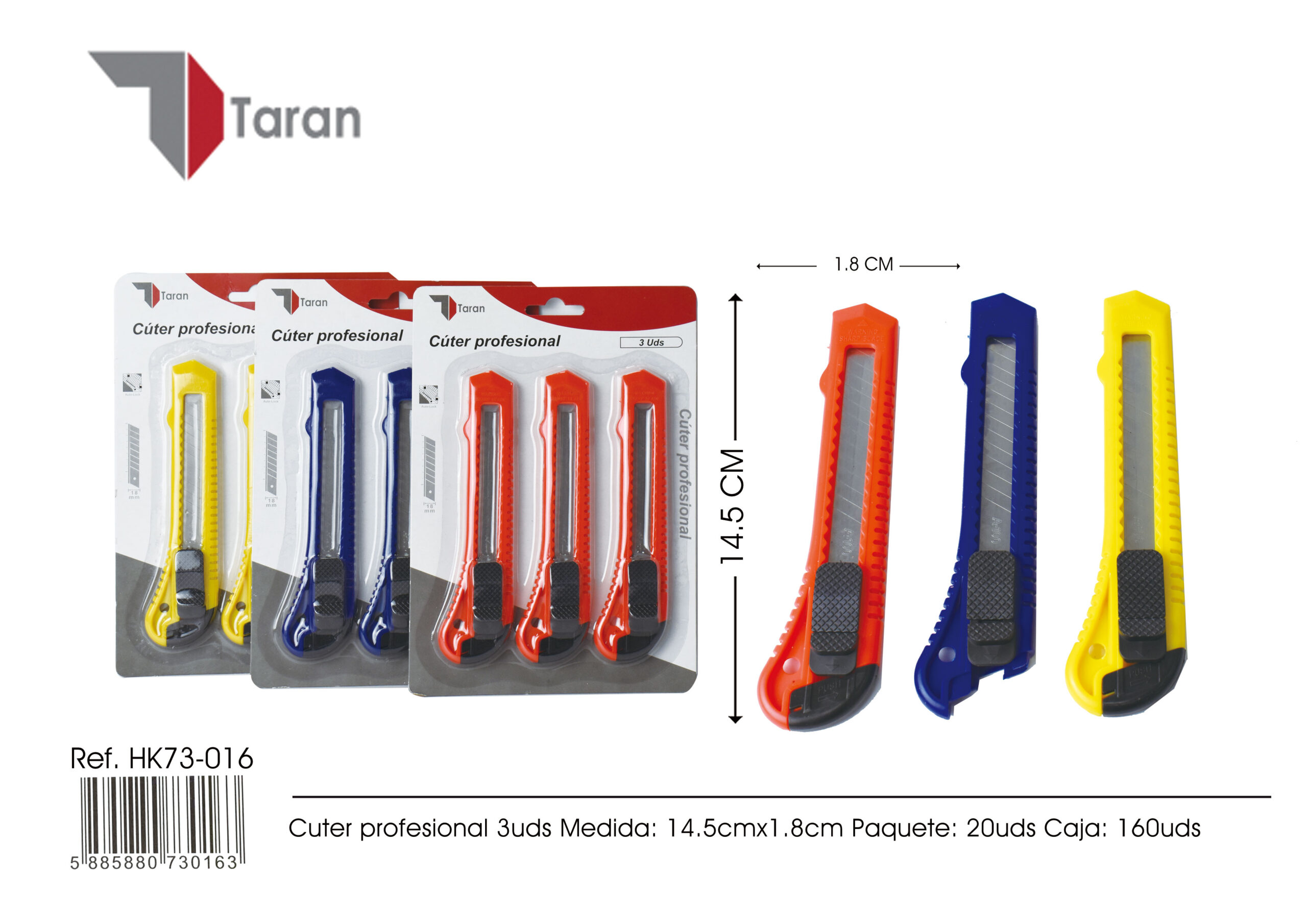 SET 3 CUTTER PROFESIONAL HK73-016 900800