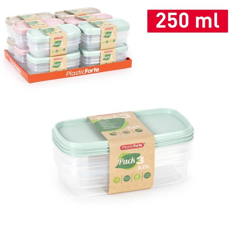 SET 3 FIAMBRERAS 0.25L VRM 900900