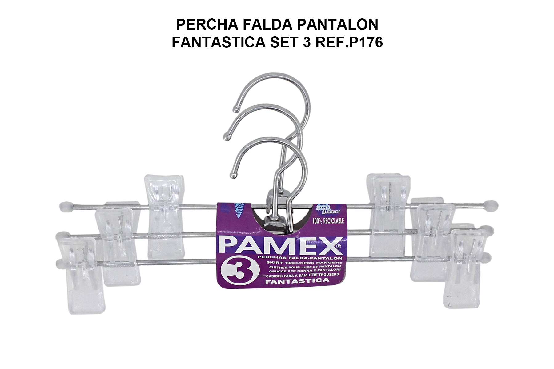 SET 3 PERCHAS FALDA-PANTALON 9015000