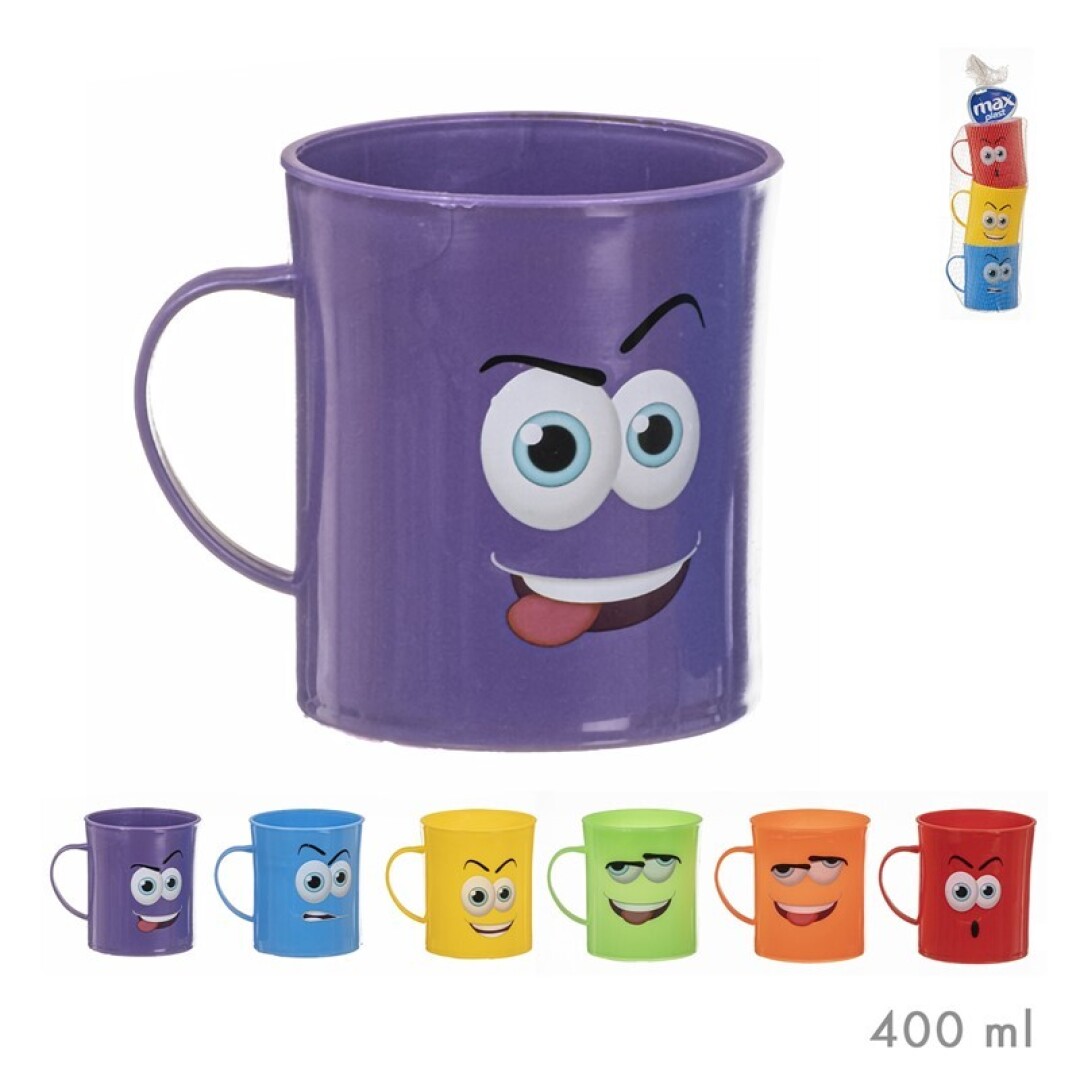 SET 3 TAZAS FUNKY 400ML 901300